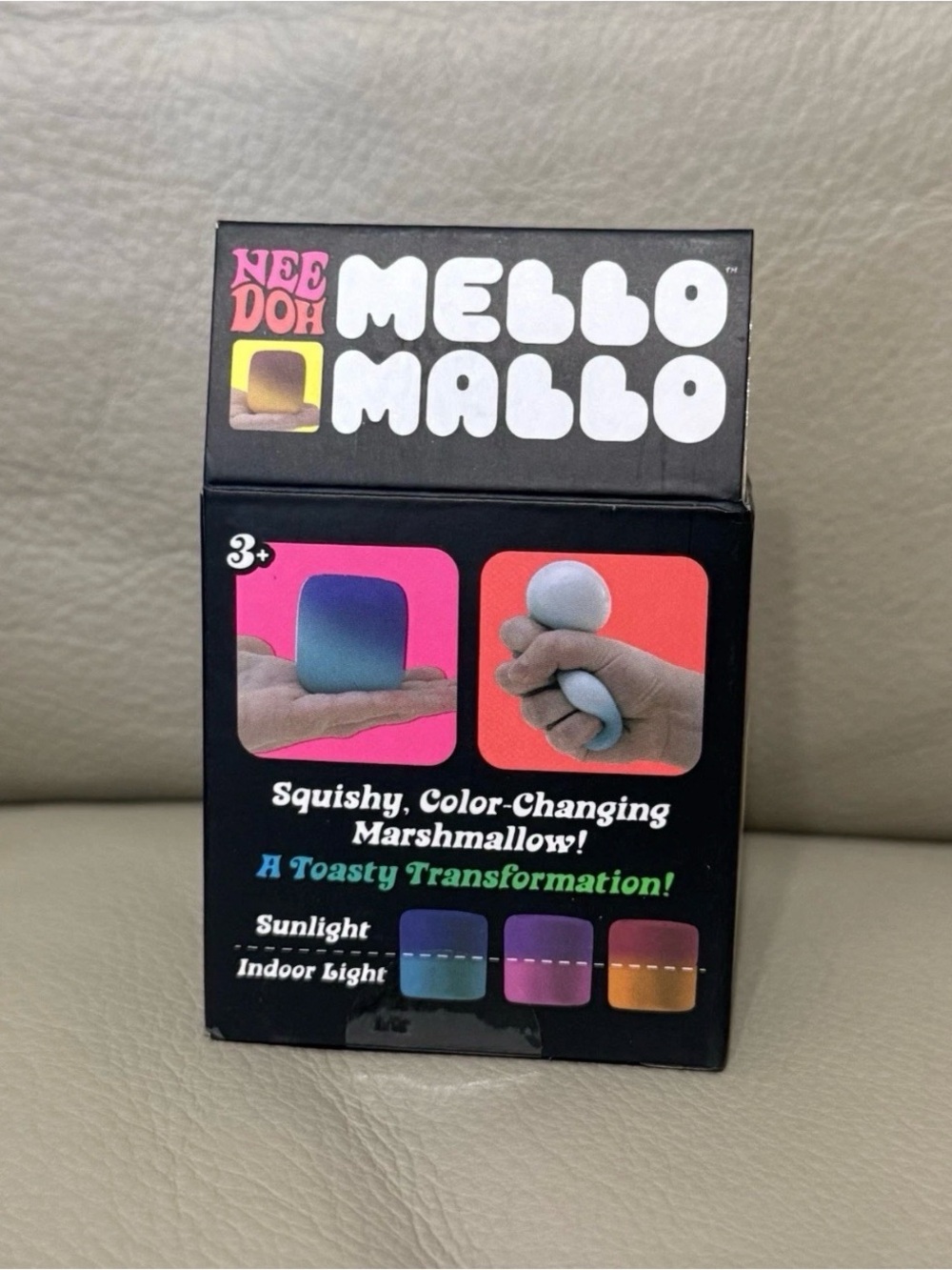 NEW NeeDoh BLUE Mello Mallo Color Changing Squishy Marshmallow Authentic - Picture 3 of 5